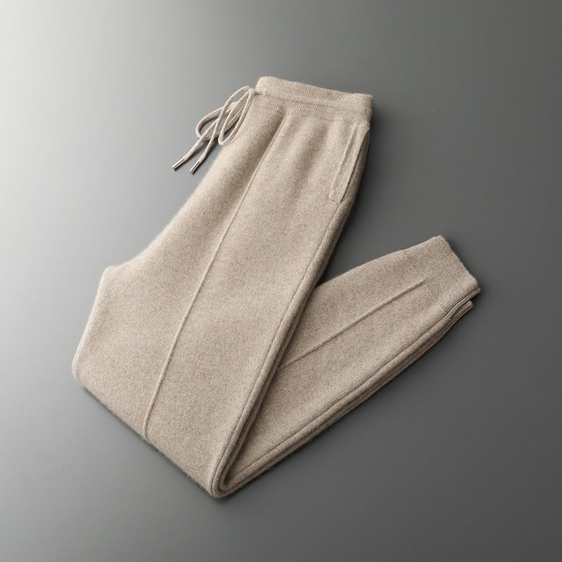 Men's Wool Cardigan and Pants Set