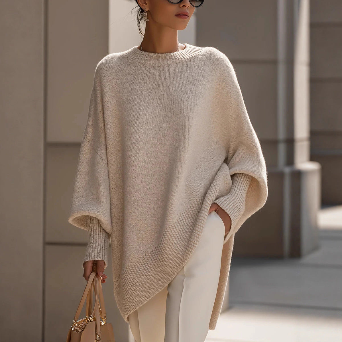 Women's Round Neck Knit Sweater