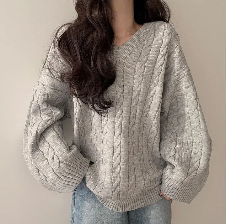 Loose Lazy Autumn and Winter Sweater for Women
