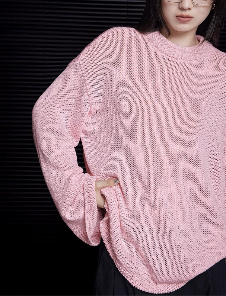 Womens Knitted Pullover Sweater