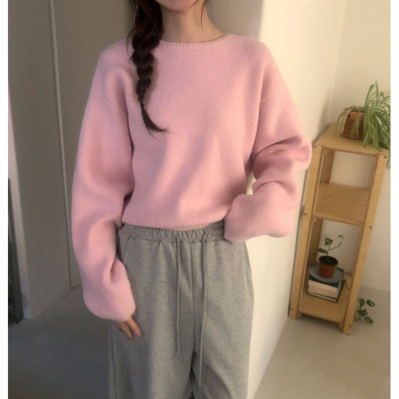 High-End Loose Fit Pullover Sweater for Women