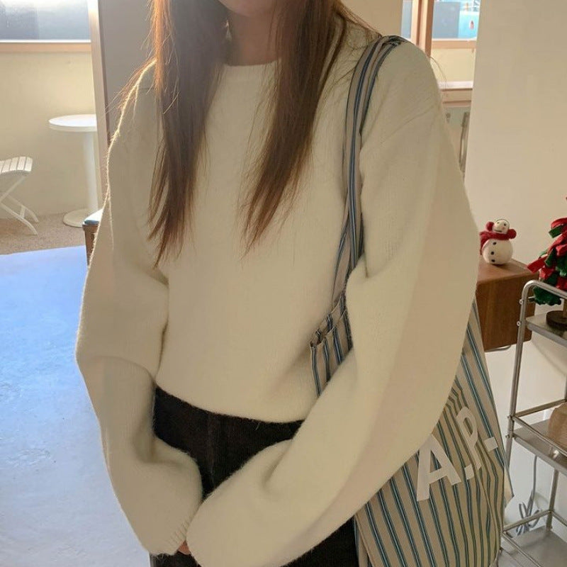 High-End Loose Fit Pullover Sweater for Women