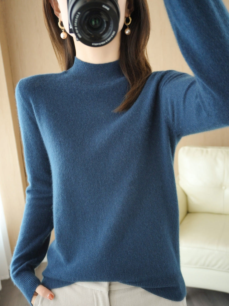 Women's Half Turtleneck Knitwear Pullover