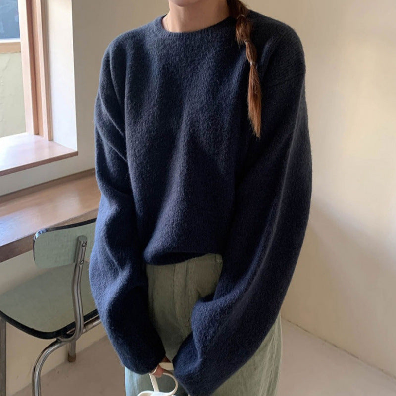 High-End Loose Fit Pullover Sweater for Women