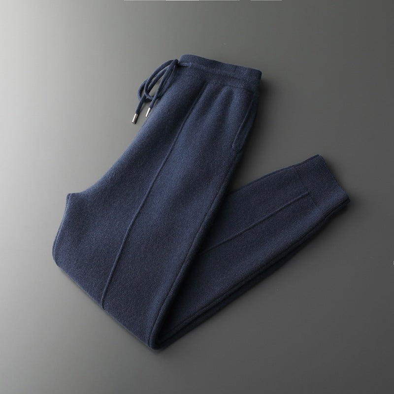 Men's Wool Cardigan and Pants Set