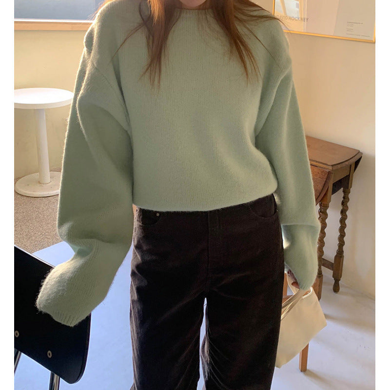 High-End Loose Fit Pullover Sweater for Women
