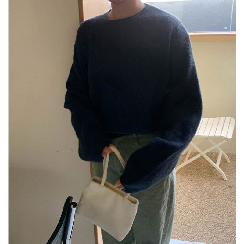 High-End Loose Fit Pullover Sweater for Women