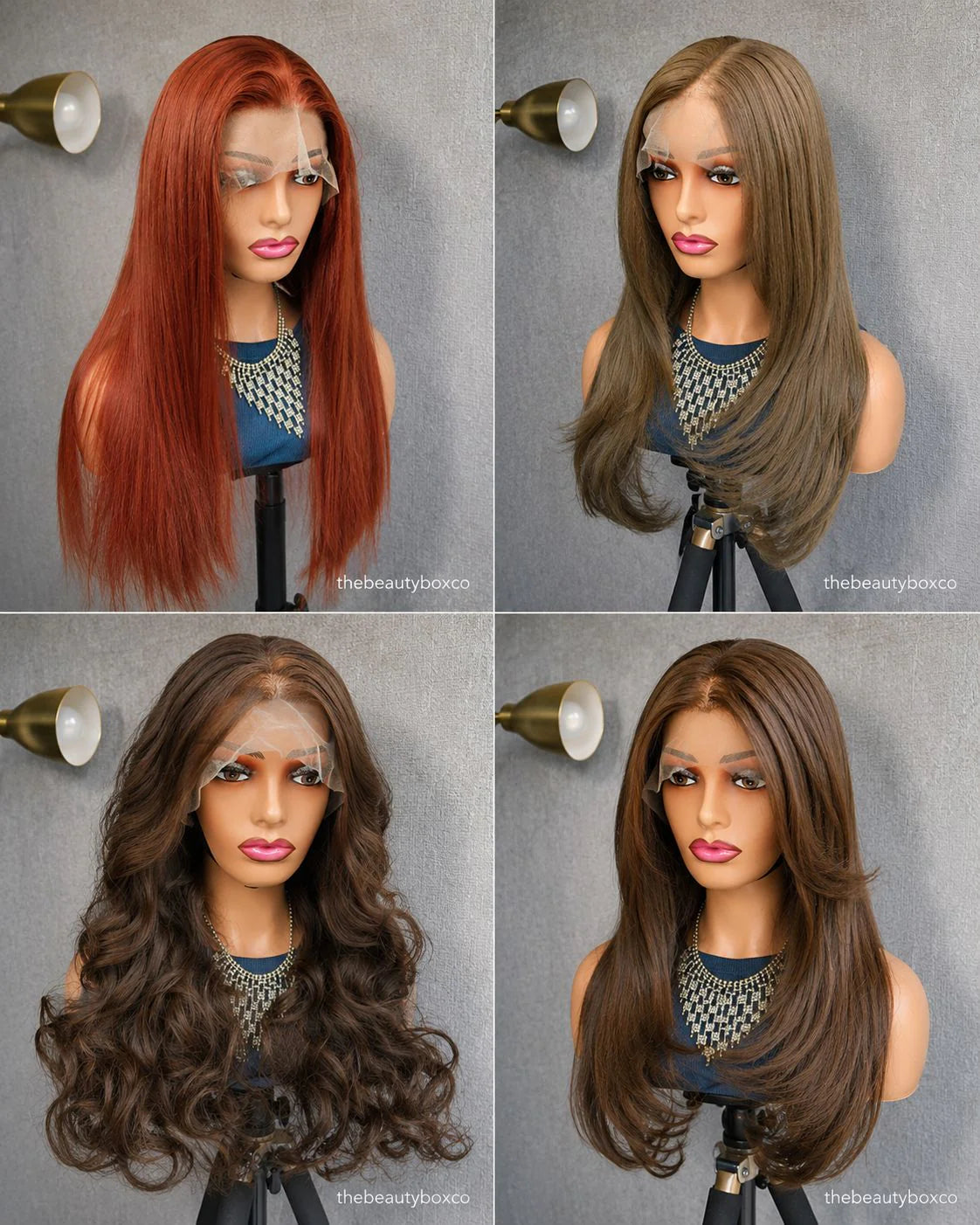 Experience the perfect fusion of natural elegance and modern versatility with our Luxury High End Futura Blended Wigs.1 year life span! Can be styled and heated as human hair