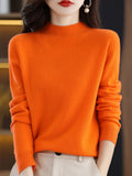 Women's Half Turtleneck Knitwear Pullover