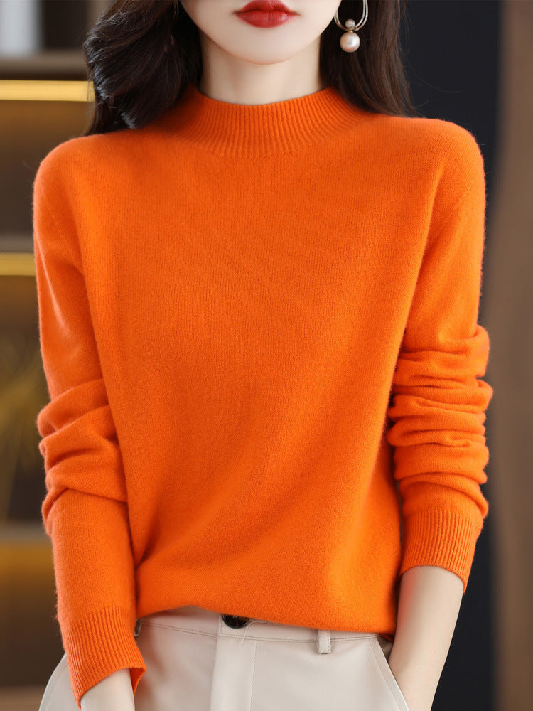 Women's Half Turtleneck Knitwear Pullover