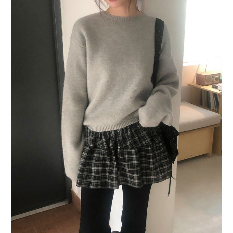 High-End Loose Fit Pullover Sweater for Women