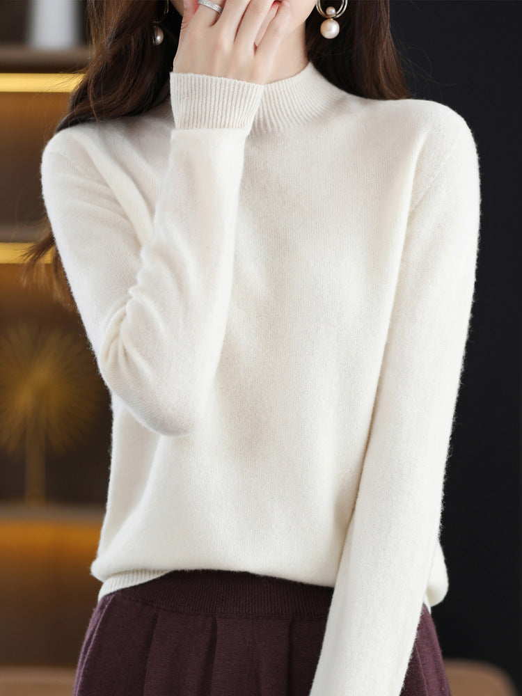 Women's Half Turtleneck Knitwear Pullover