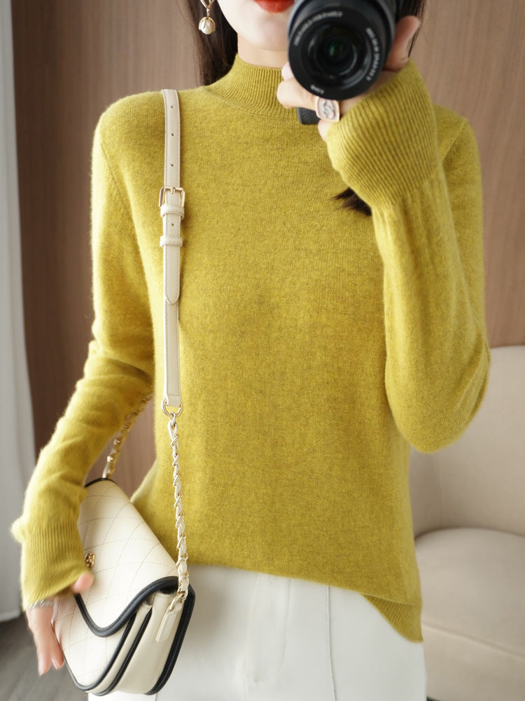 Women's Half Turtleneck Knitwear Pullover